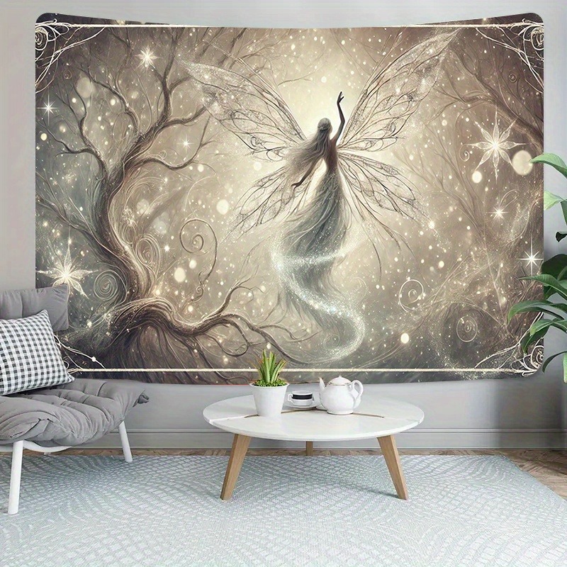 Interior Design Hd - ภาพจิตรกรรมฝาผนังต้นไม้แฟนตาซี 2D HD พิมพ์ลายศิลปะมหัศจรรย์ ตกแต่งบ้านด้วยพลังแห่งธรรมชาติ สำหรับตกแต่งภายในห้องนั่งเล่น