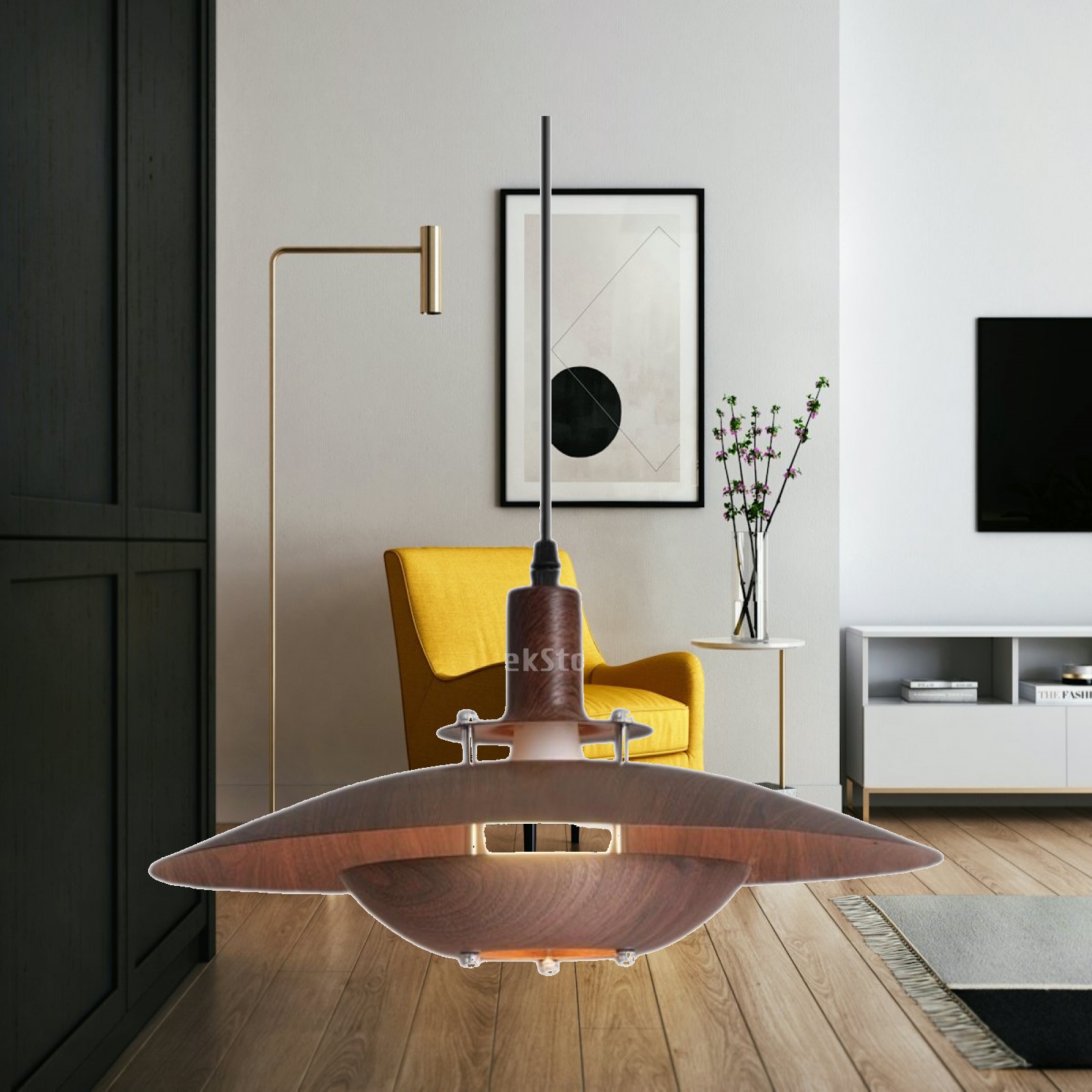 Interior Design Kitchen Modern - โคมไฟเพดานสไตล์คันทรีแบบเรียบง่าย โคมไฟระย้าเหล็กสำหรับห้องครัว ห้องนั่งเล่น ดีไซน์ตกแต่งภายในทันสมัย