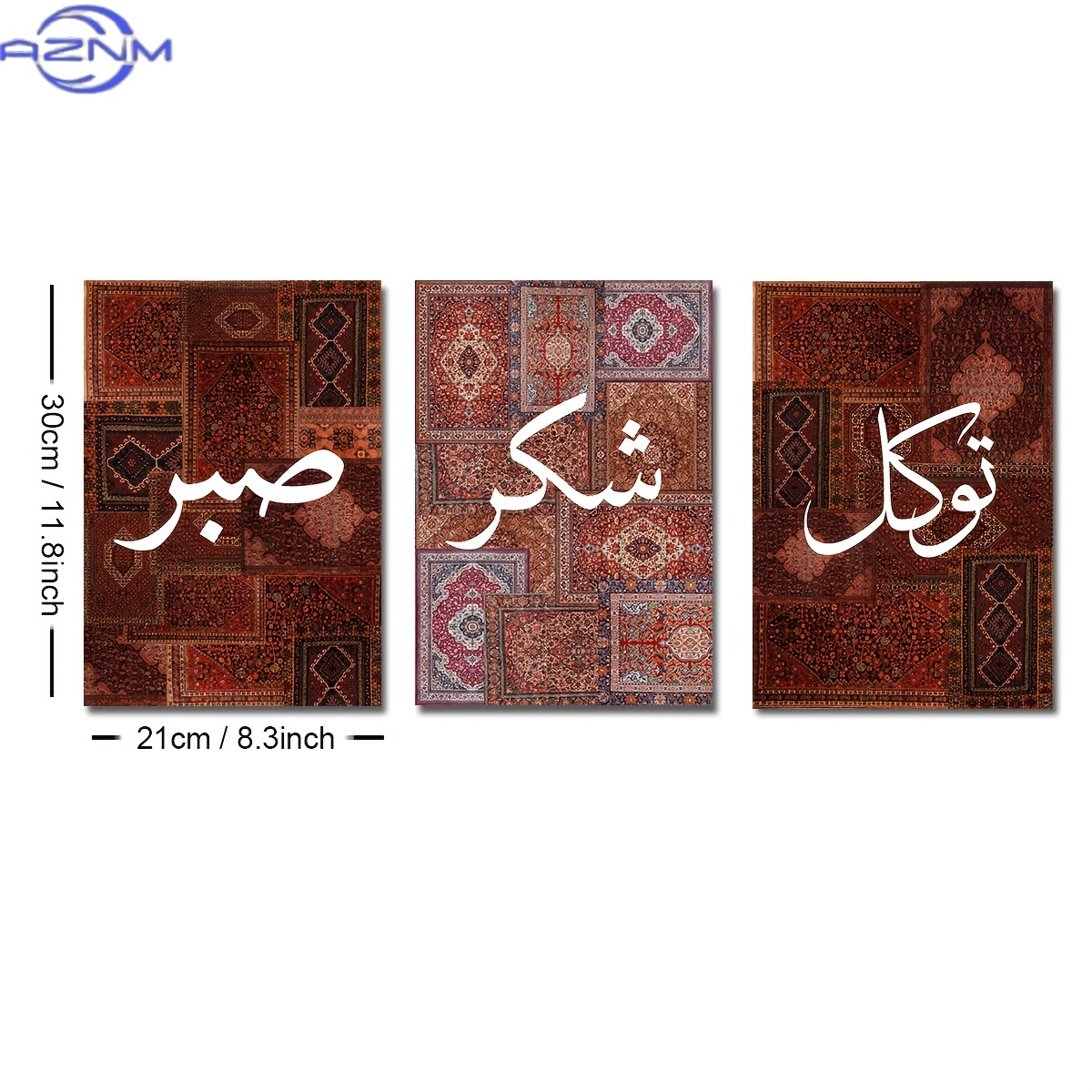 ชุดภาพพิมพ์บนผ้าใบแบบแบน 2 มิต - Printed Rug Abstract บทวิจารณ์และราคา