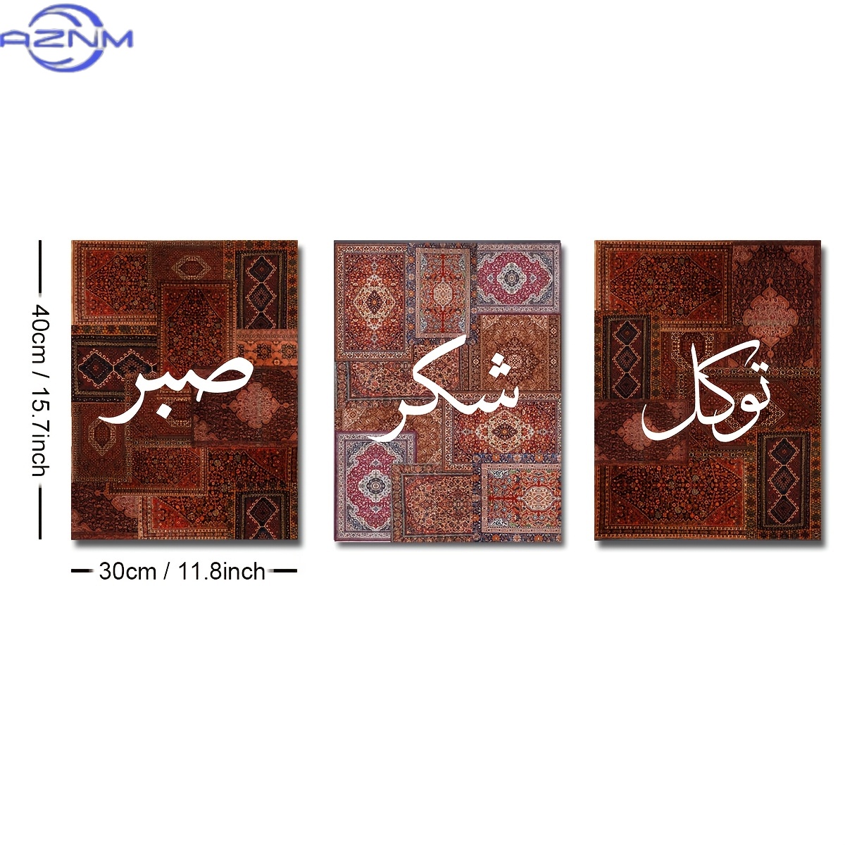 ชุดภาพพิมพ์บนผ้าใบแบบแบน 2 มิต - Printed Rug Abstract บทวิจารณ์และราคา