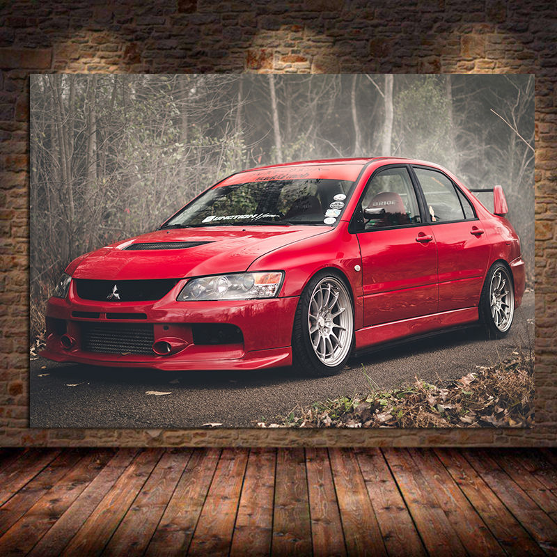 Supercar โปสเตอร์ Lancer Evo ร - Interior Design Sketch บทวิจารณ์และราคา