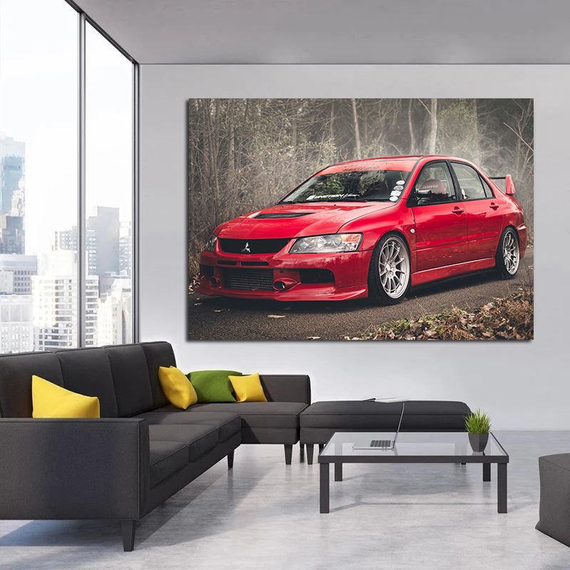 Supercar โปสเตอร์ Lancer Evo ร - Interior Design Sketch บทวิจารณ์และราคา