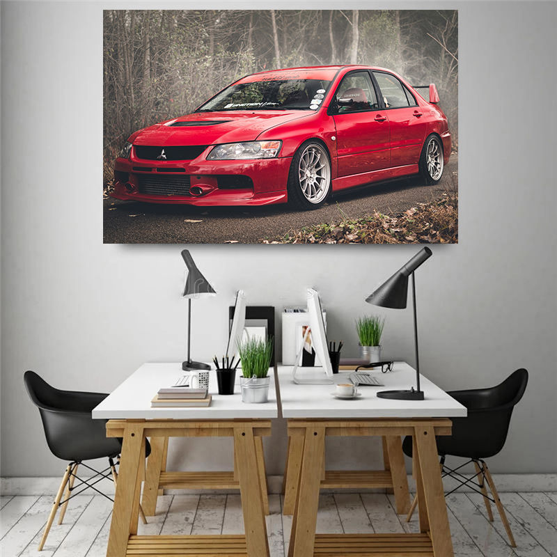 Supercar โปสเตอร์ Lancer Evo ร - Interior Design Sketch บทวิจารณ์และราคา