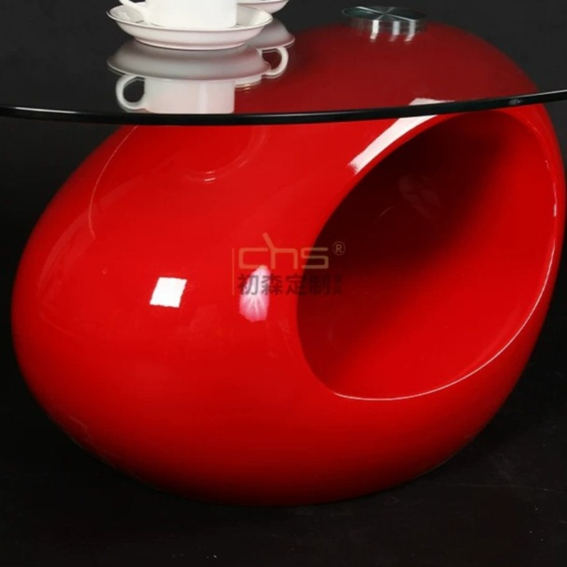 โต๊ะกาแฟกระจกทรงรีดีไซน์สร้างส - Interior Design Dubai บทวิจารณ์และราคา