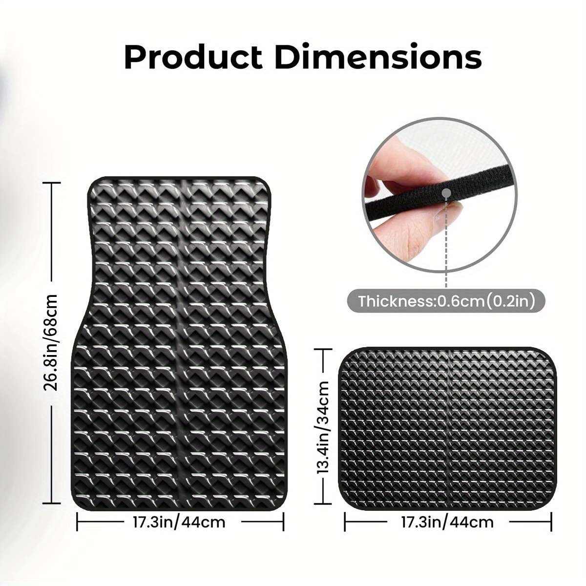 พรมปูพื้นรถยนต์โพลีเอสเตอร์กัน - Interior Design Grid บทวิจารณ์และราคา