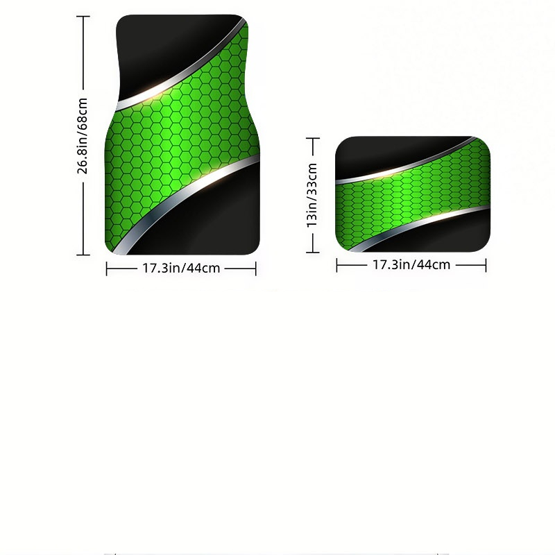 พรมปูพื้นรถยนต์ 2D 4 ชิ้น, วัส - Interior Design Grid บทวิจารณ์และราคา
