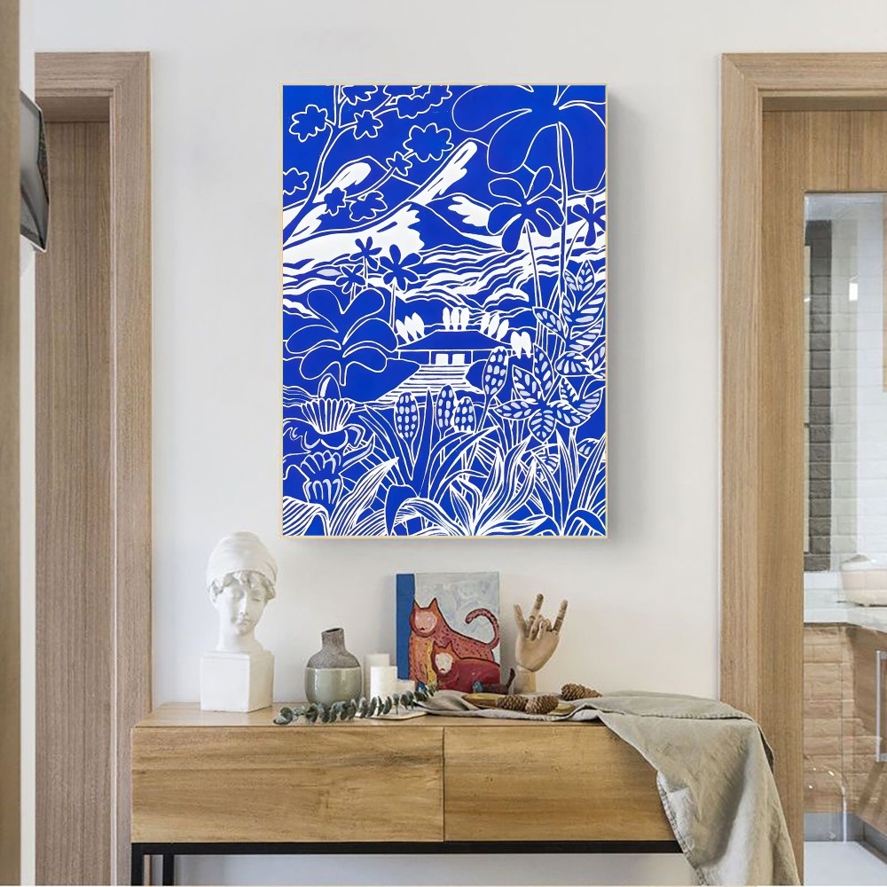 ภาพแอบสแตรกต์โปสเตอร์ศิลปะบนผน - Interior Design Sketch บทวิจารณ์และราคา