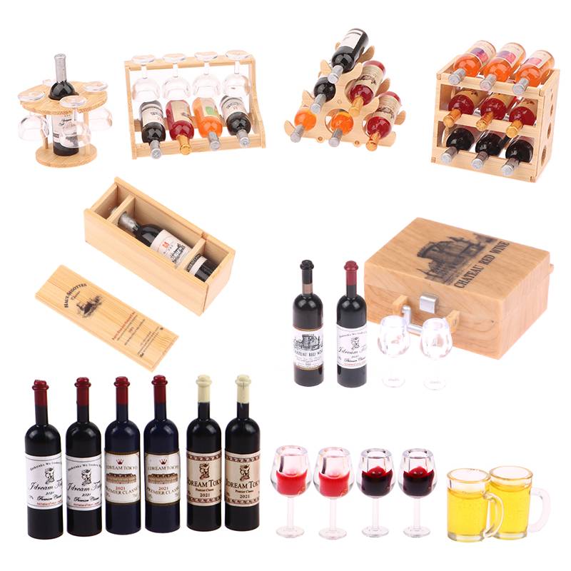 Miniature แก้วไวน์ Rack Goblet - Interior Design Kitchen บทวิจารณ์และราคา