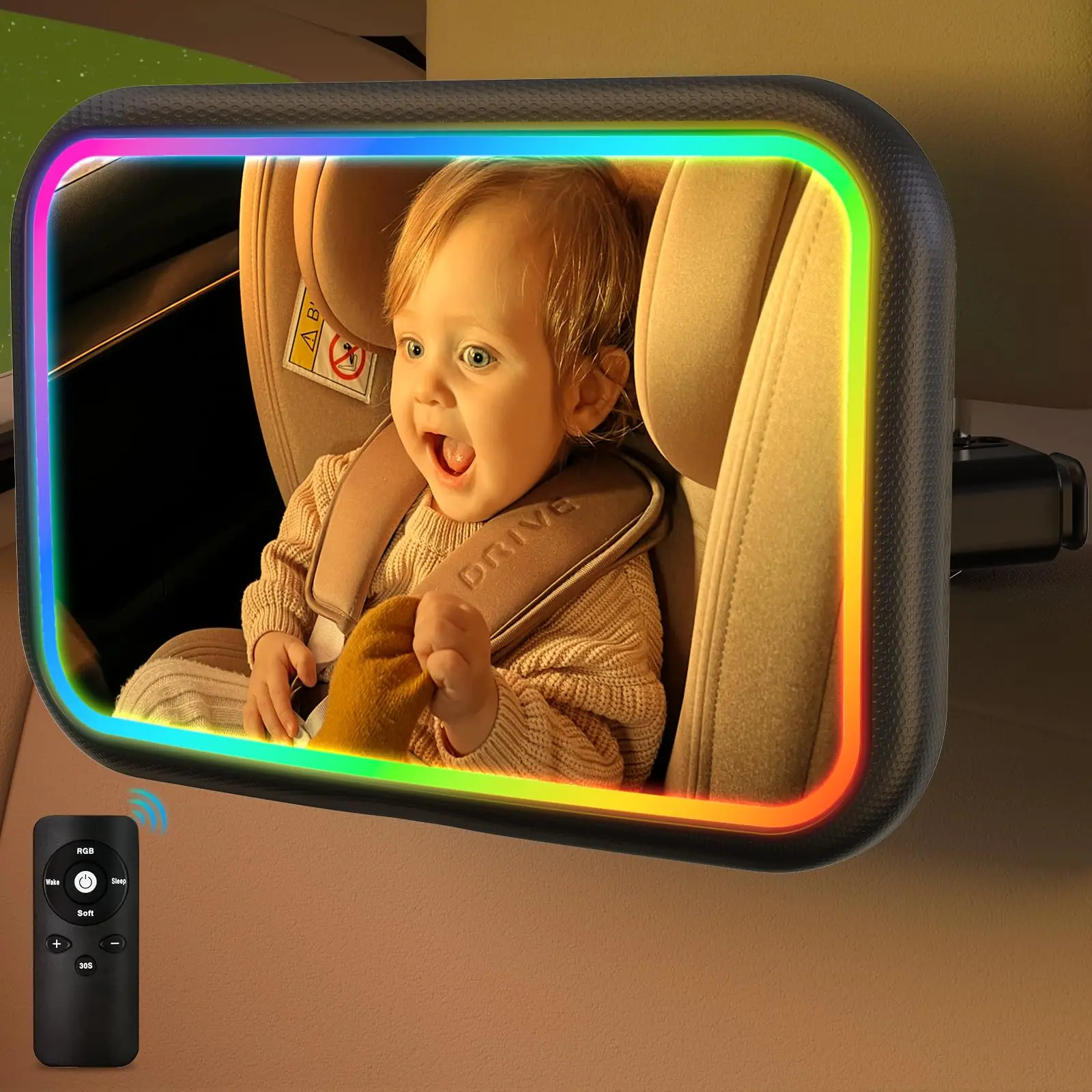 กระจกมองหลังในรถยนต์สำหรับเด็ก - Interior Design Remote บทวิจารณ์และราคา