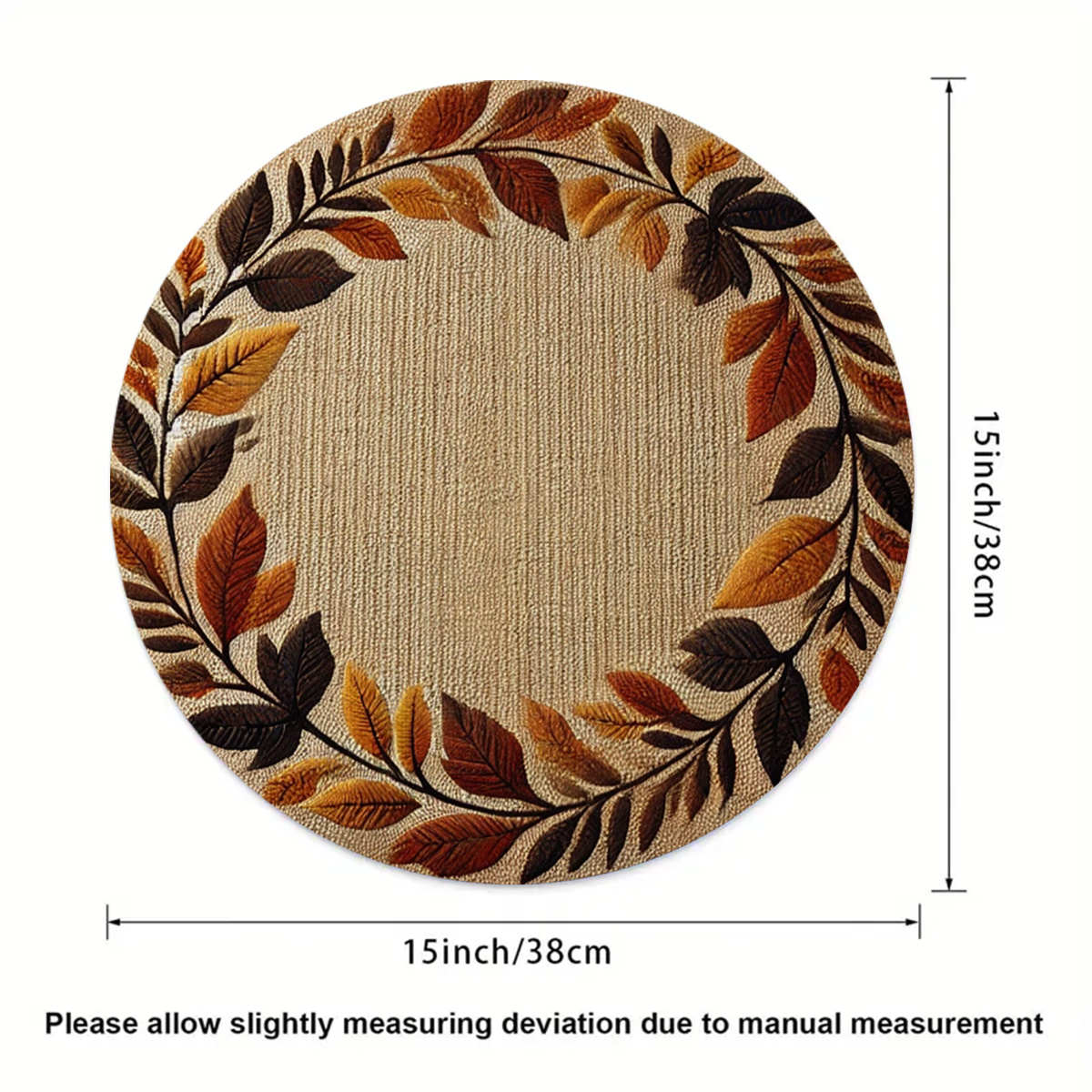 แผ่นรองจานลายใบไม้ฤดูใบไม้ร่วง - Interior Design Kitchen บทวิจารณ์และราคา