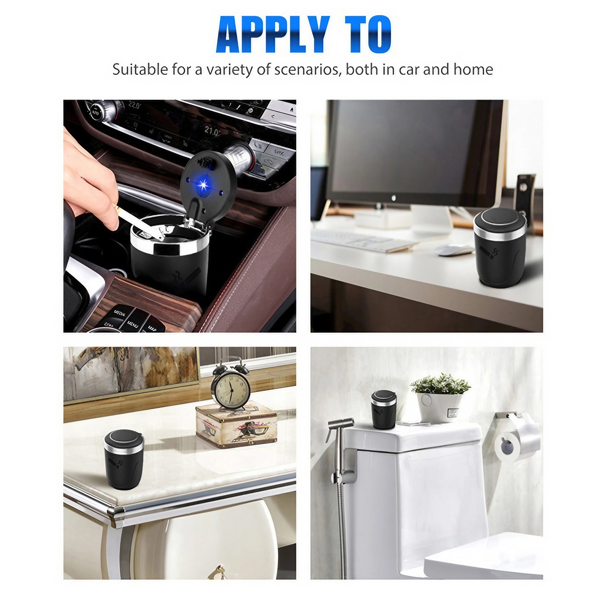 ที่เขี่ยบุหรี่ในรถยนต์พร้อมไฟ  - Interior Design Product บทวิจารณ์และราคา