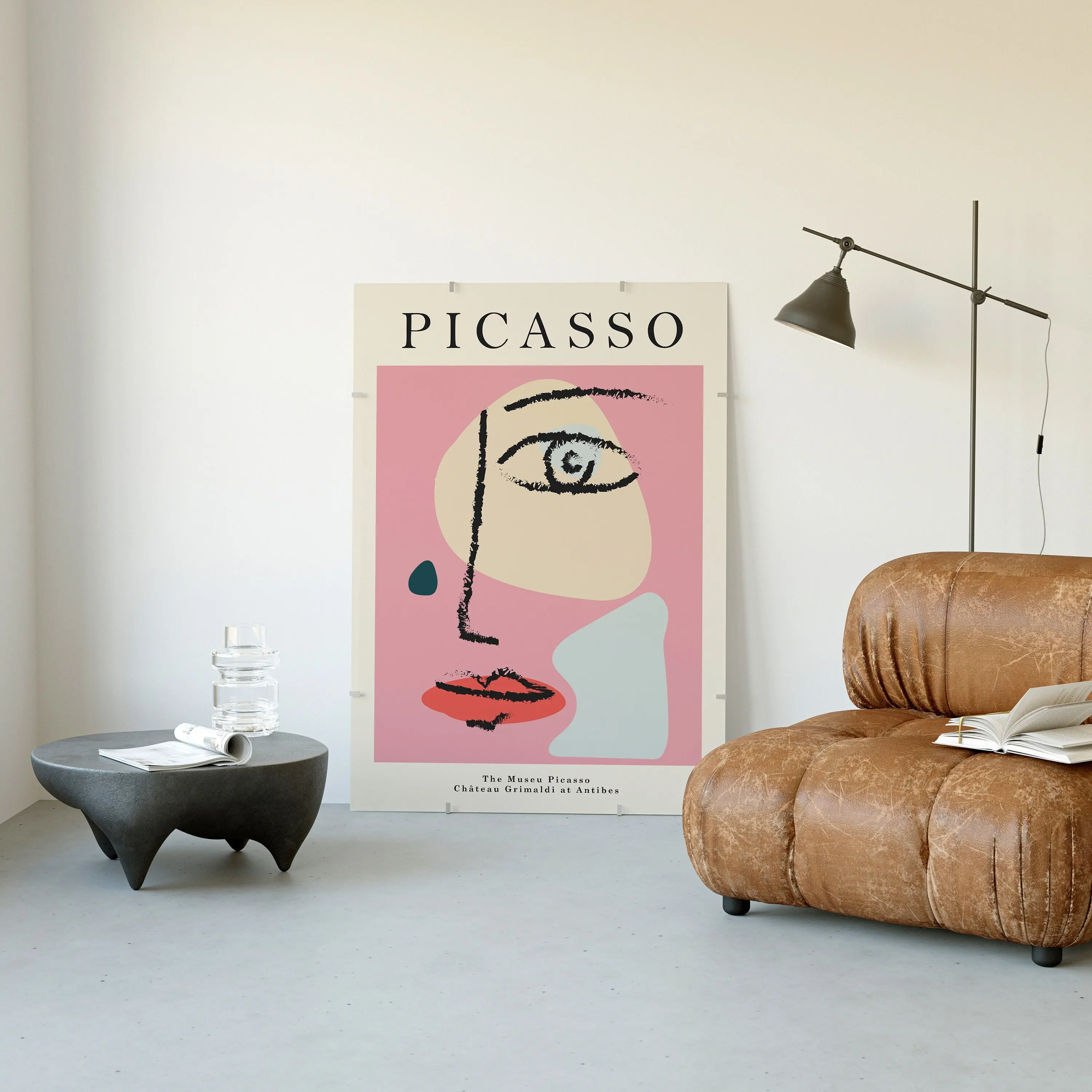 Picasso Exhibition Wall Art พิ - Interior Design Sketch บทวิจารณ์และราคา