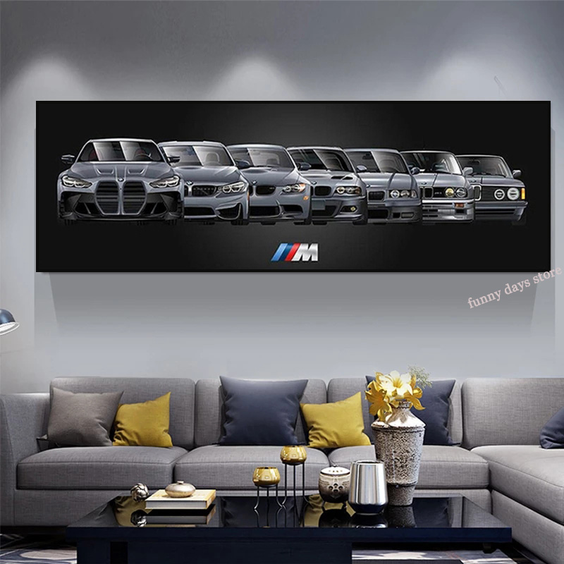 M3หรูรถซูเปอร์คาร์ B M W โปสเต - Interior Design Sketch บทวิจารณ์และราคา