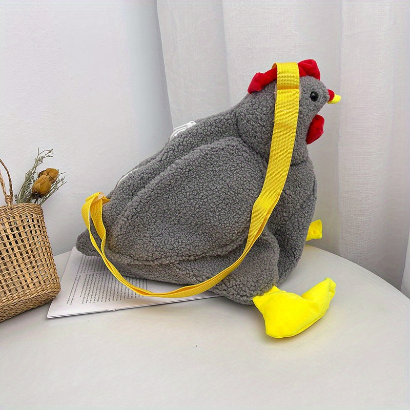 กระเป๋าสะพายข้างรูปไก่ เนื้อผ้ - Interior Design Whimsical บทวิจารณ์และราคา